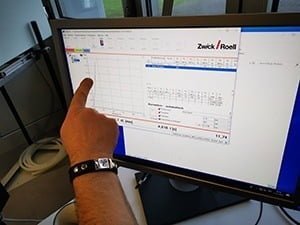 Performance of the Body Wisdom Sling Trainer in a breaking strength test using a machine in the laboratory of a german university of applied science